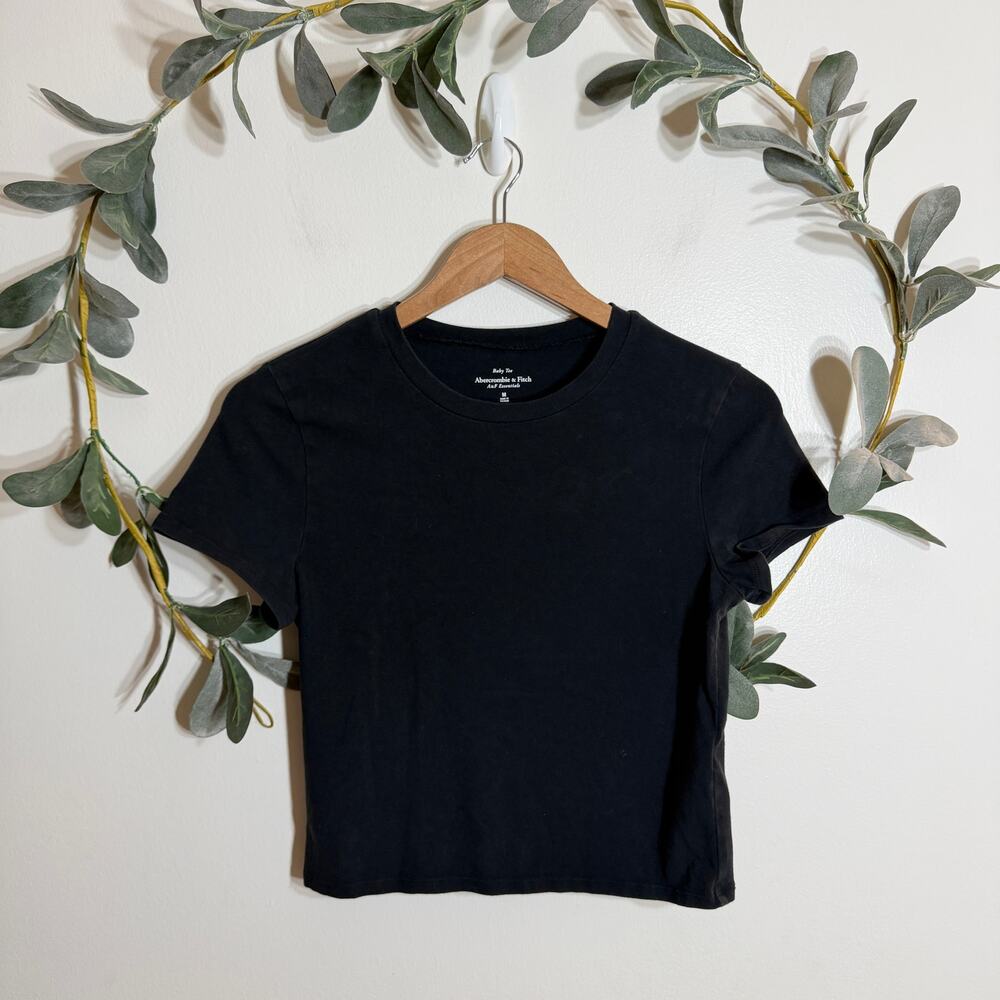 Abercrombie Black Baby Tee